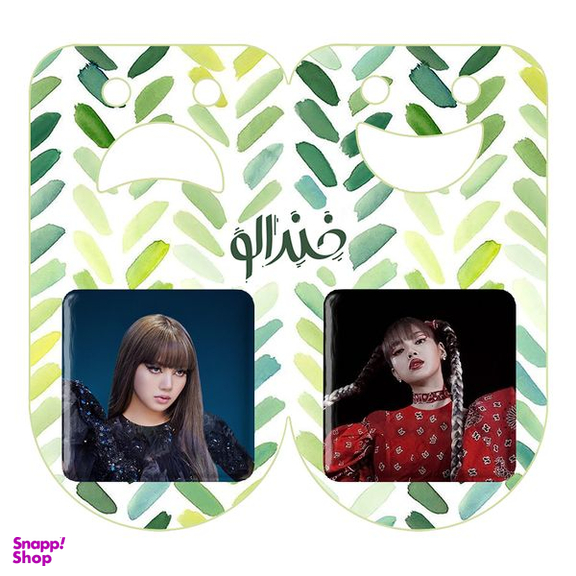 پیکسل خندالو مدل لیسا بلک پینک کد 1431314315 مجموعه 2 عددی