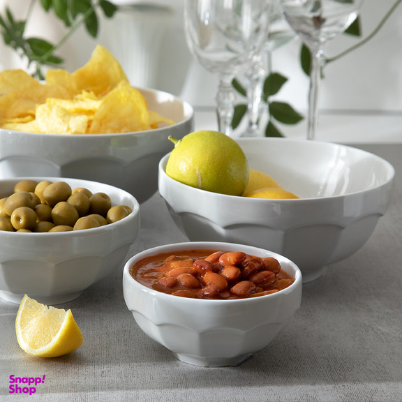 پیاله چینی زرین ایران مدل نئوکلاسیک 14 پاستل درجه عالی بسته 3 عددی