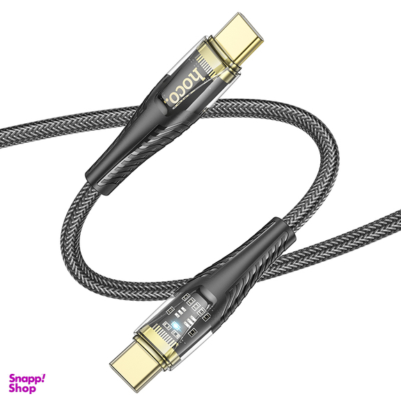 کابل شارژ 60 وات Type-C هوکو مدل U121 طول 1.2 متر