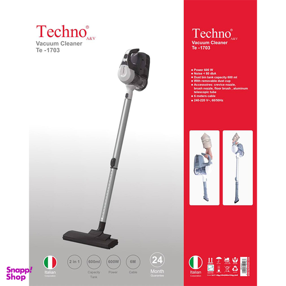 جاروبرقی ایستاده تکنو مدل Te-1703