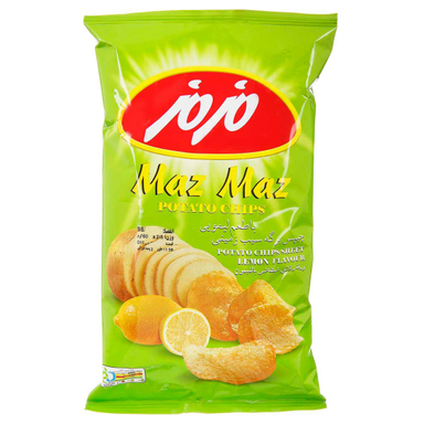 چیپس لیمویی مزمز وزن ۶۰ گرم