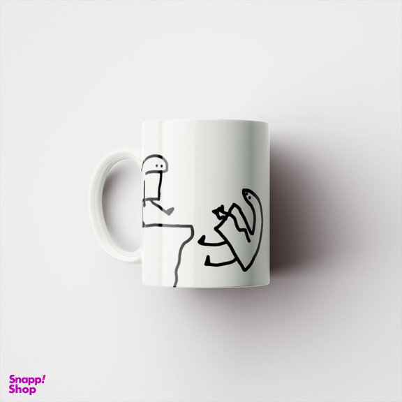 ماگ پاد آفرین مدل فانتزی و مینیمال کاراکتر دوستی و دشمنی کد 50