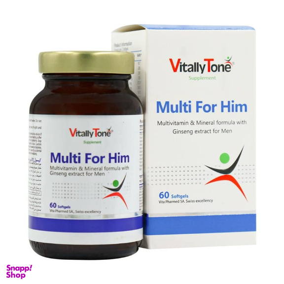 کپسول مولتی فور هیم ویتالی تون بسته ۶۰ عددی