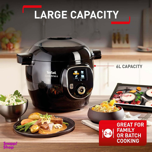 زودپز برقی 6 لیتری تفال مدل Cook4me+ CY851840