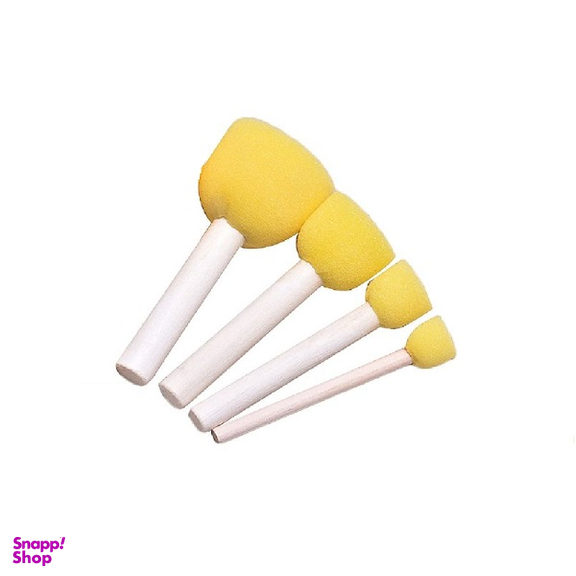 ابزار تزیین فوندانت به گز مدل تامپون اسفنجی مجموعه 4 عددی