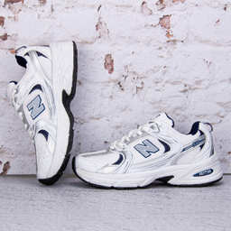 کفش ورزشی زنانه مدل نیوبالانس 530 کد 2347 رنگ سفید سرمه ای