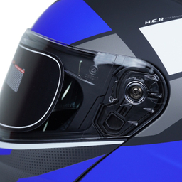 کلاه کاسکت فک متحرک فلش مدل 935sv white/blue