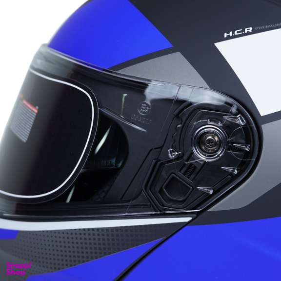 کلاه کاسکت فک متحرک فلش مدل 935sv white/blue