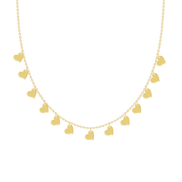 گردنبند طلا 18 عیار زنانه گالری یگانه کد 1225