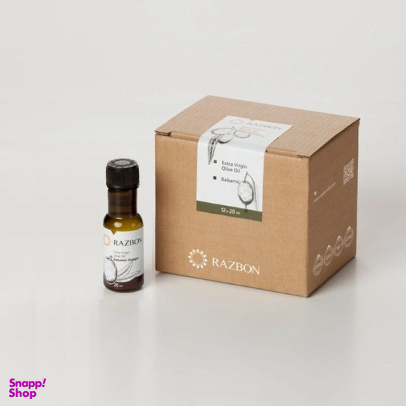 سس روغن زیتون و بالزامیک رزبن حجم 20 میلی لیتر بسته 12 عددی