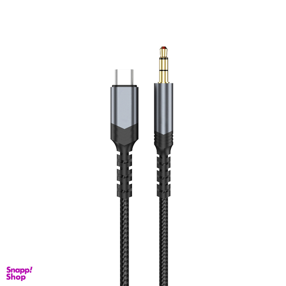 کابل Type-C به Jack 3.5mm هوتو AU15 AUX طول 1 متر