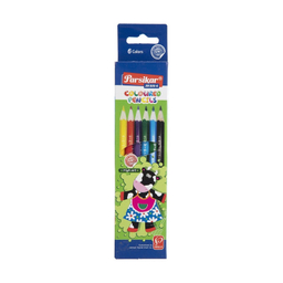 مداد رنگی ۶ رنگ پاسیکار مدل دریم به همراه دفتر نقاشی و پاک کن مجموعه ۸ عددی