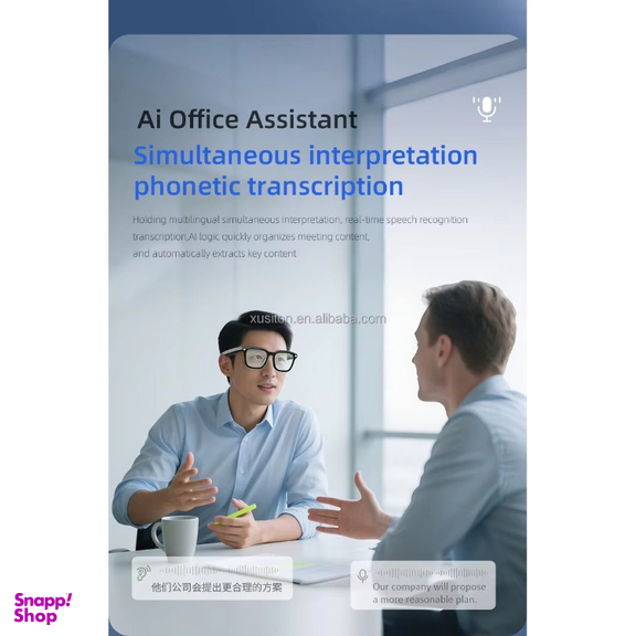 عینک هوشمند و هدست مترجم با قابلیت فیلمبرداری مدل V03-T5
