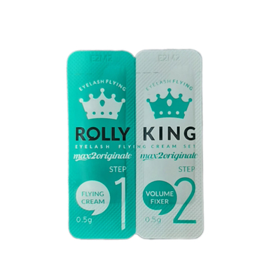 ساشه لیفت مژه مکسی 2 مدل Rolly king شماره 1 و 2 مجموعه ۲ عددی