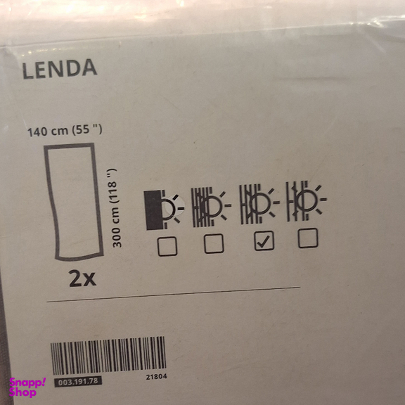 پرده ایکیا مدل LENDA