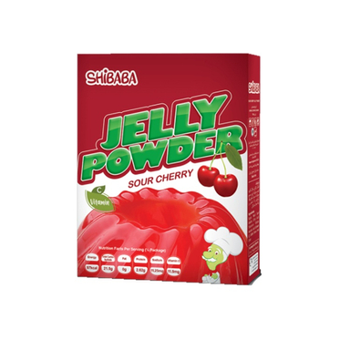پودر ژله آلبالو شیبابا وزن 100 گرم