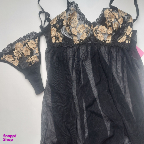 لباس خواب زنانه برتا مدل 2200MZ رنگ مشکی