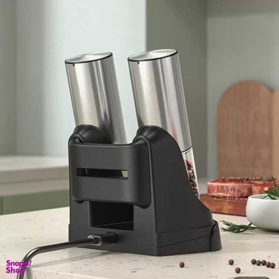 فلفل ساب و نمک ساب شارژی مدل HN139256 ست 2 عددی