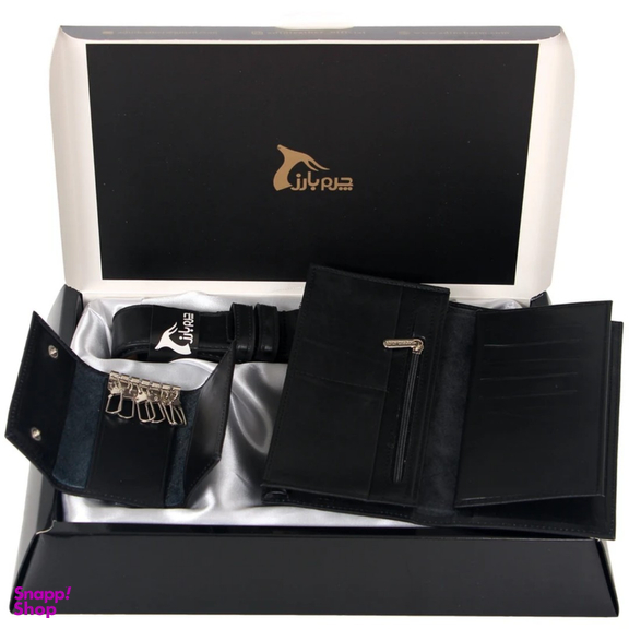 ست هدیه مردانه چرم بارز (آدین چرم) مدل DS1