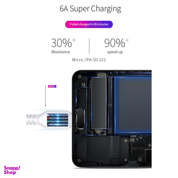 کابل تبدیل USB به USB-C  پاواریال مدل PA-DC123 طول 1 متر