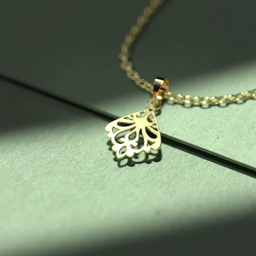 گردنبند طلا 18 عیار زنانه مدوپد مدل هندسی کد TT2-1-1223