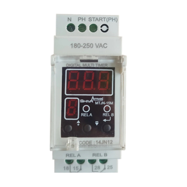 مولتی تایمر دیجیتال شیوا امواج مدل MTJN-15M کد 14JN12 بسته دو عددی