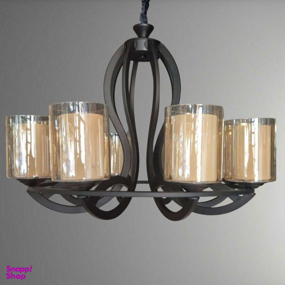 لوستر 8 شعله چشمه نور کد JA9160