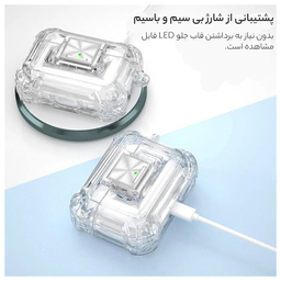 کاور کیس اپل ایرپاد سامورایی مدل Quad-13 مناسب برای Airpods Pro / Airpods Pro
