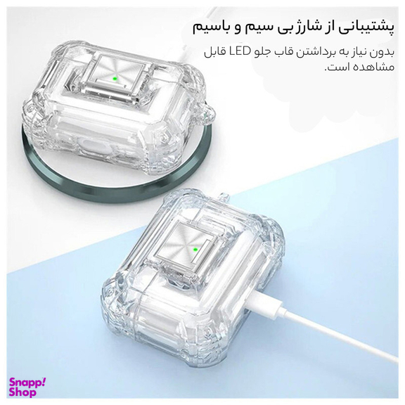 کاور کیس اپل ایرپاد سامورایی مدل Quad-13 مناسب برای Airpods Pro / Airpods Pro