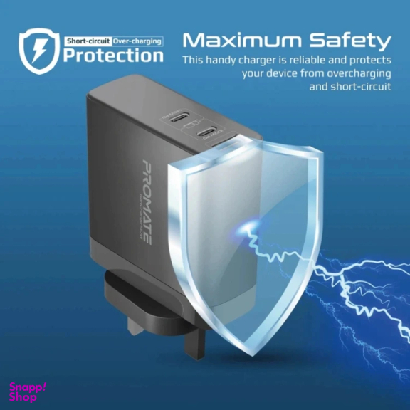 شارژر دیواری پرومیت مدل GANCHARGE-140W