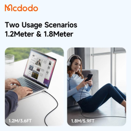 کابل شارژ USB-C به Lightning مک دودو مدل 2850 طول 1.2 متر