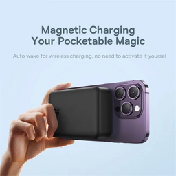 پاوربانک مغناطیسی 20 وات بیسوس مدل PPCXM20 ظرفیت 20000 میلی آمپر ساعت