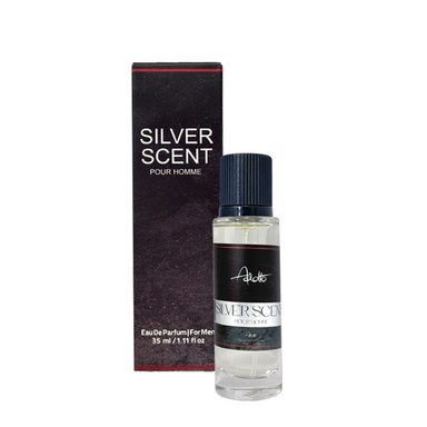 عطر جیبی مردانه آدولفو مدل Silver Scent حجم 35 میلی لیتر