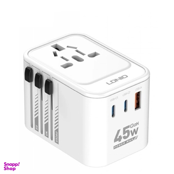 شارژ دیواری 45 وات الدینیو مدل Ldnio Travel Converter Adapter Z8