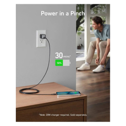 کابل شارژ USB-C به لایتنینگ انکر مدل A8833 طول 1.8 متر