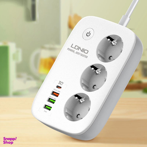 چند راهی برق و شارژر الدینیو مدل SEW3452