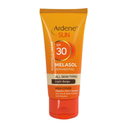 کرم ضد آفتاب و ضد لک رنگی آردن مدل Melasol SPF30 رنگ بژ روشن حجم 50 میلی لیتر