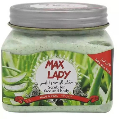 اسکراب مکس لیدی مدل آلوئه ورا کد 402 حجم 300 میلی‌لیتر