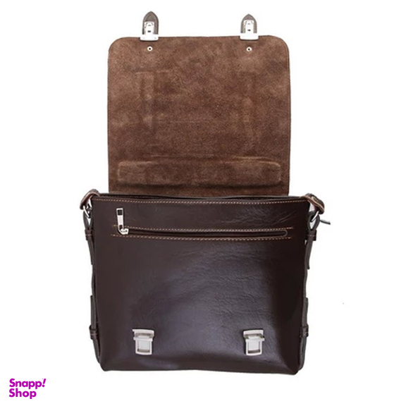 کیف دوشی چرم طبیعی گالری ماندگار مدل اسپرت 136004 کد 172545