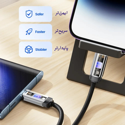کابل تبدیل USB-C به USB-C/Lightning توکی مدل TXCYL-BS0G طول 1.2 متر