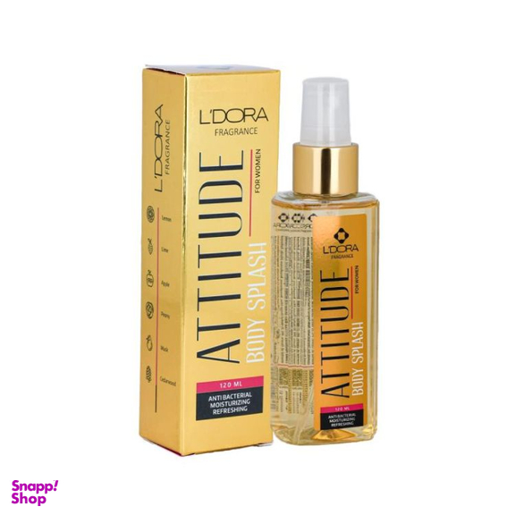 اسپری خوشبو کننده بدن زنانه لدورا مدل Attitude حجم 120 میلی لیتر