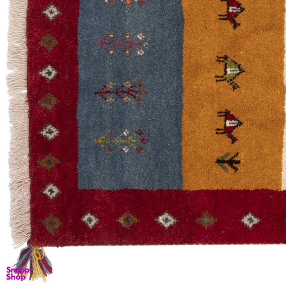 گبه دستباف سی پرشیا کد 122447 سایز 1.14x0.8 متر