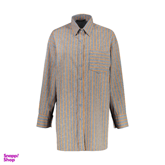 مانتو زنانه لوینت مدل سولینا  کد 0117 رنگ نارنجی