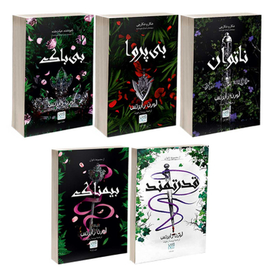 کتاب ناتوان و قدرتمند و بی پروا و بی باک و بیمناک اثر لورن رابرتس نشر آذرگون 5 جلدی