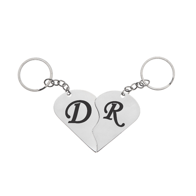 جاکلیدی گیلواره زراوشان مدل قلب دو تکه حرف D R