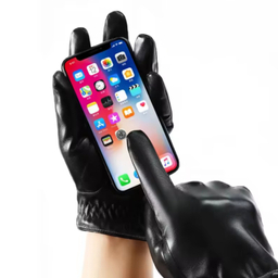 دستکش مردانه طرح چرم داخل خز مدل جینگو DJ کد 114