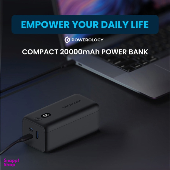 پاوربانک پاورولوژی مدل ONYX PP019 ظرفیت 20000 میلی آمپر ساعت