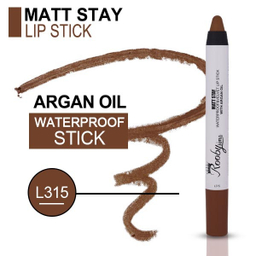 رژ لب مدادی روبی سیما کد L315 رنگ قهوه ای