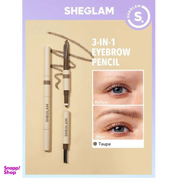 مداد ابرو شگلم مدل Brow Goals Taupe