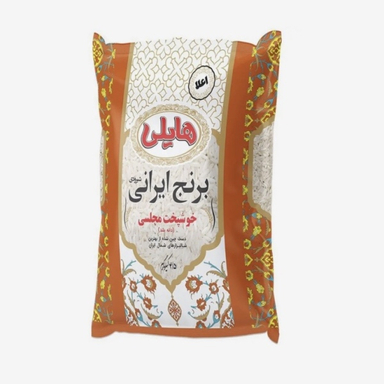 برنج اعلا ایرانی شیرودی هایلی وزن 4.5 کیلوگرم